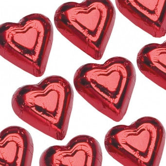 Foiled Red Hearts