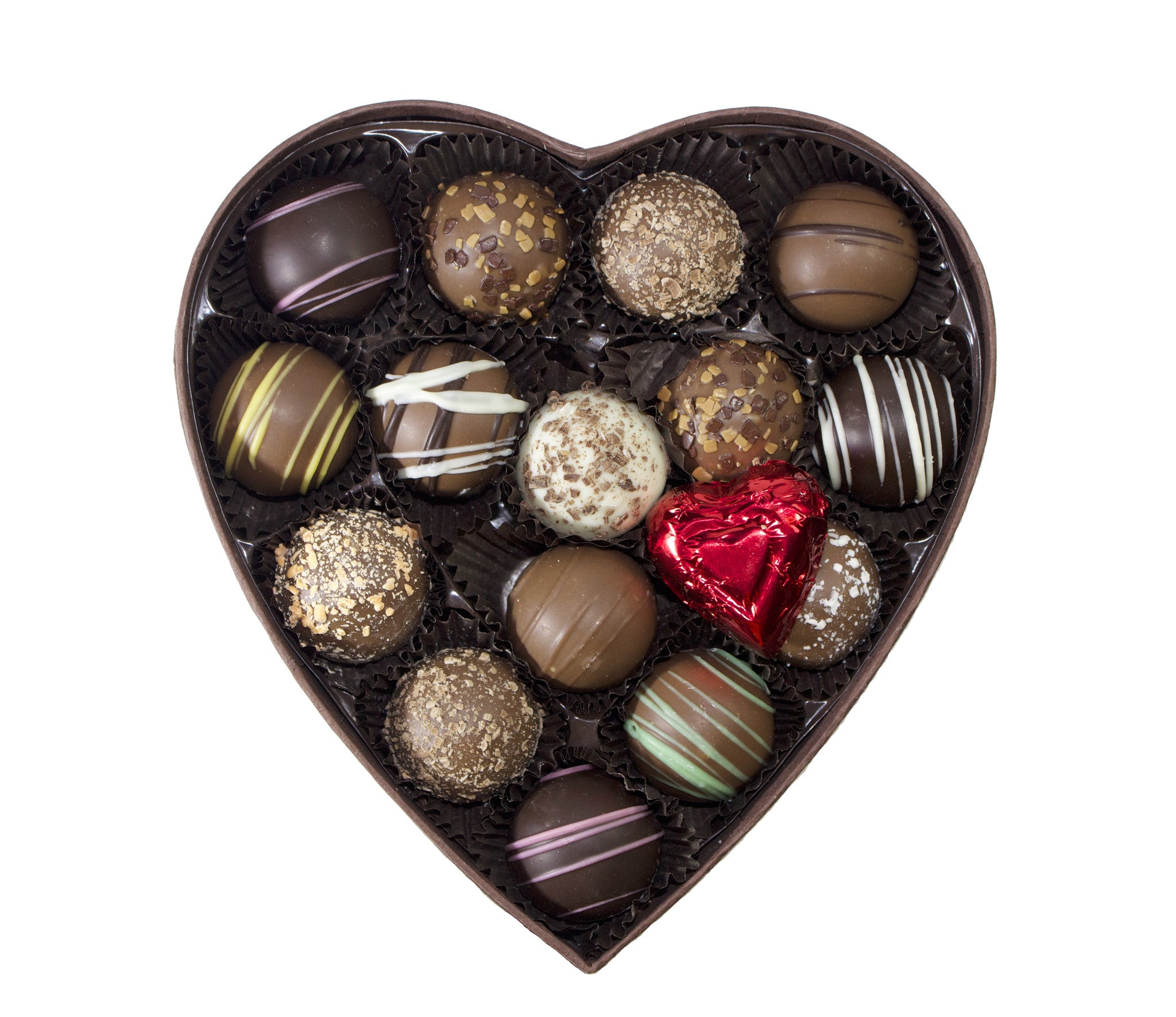 Truffle Heart Assortment - Rosalind Candy Castle