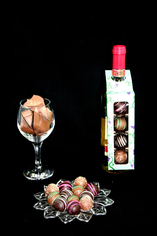 Wine Hanger with Truffles